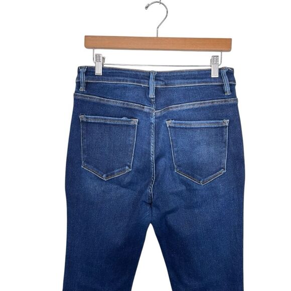 VERVET | T5276 Stretch Flare Bell Bottom High Rise Denim Jeans 30 - Picture 4 of 8